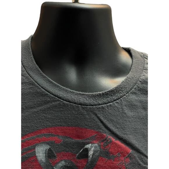 Samurai Warrior T-Shirt XXL Gray Graphic Tee Japan Art Style - Japanese Warrior - Picture 4 of 6